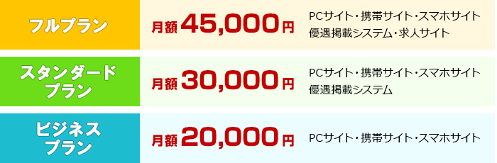 料金一覧