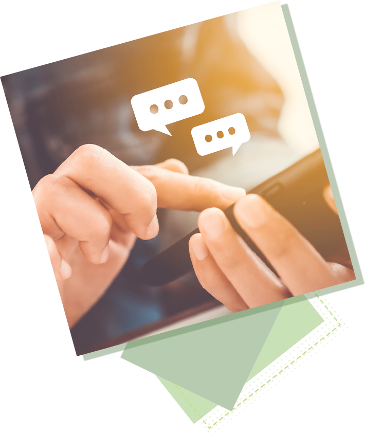 まるごとチャットのアプリで早い返信をする