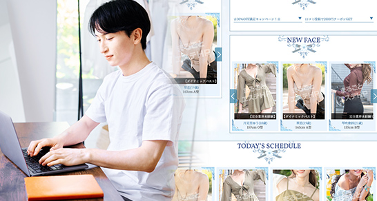 機能一覧「デザインを編集する」６：コンテンツ枠